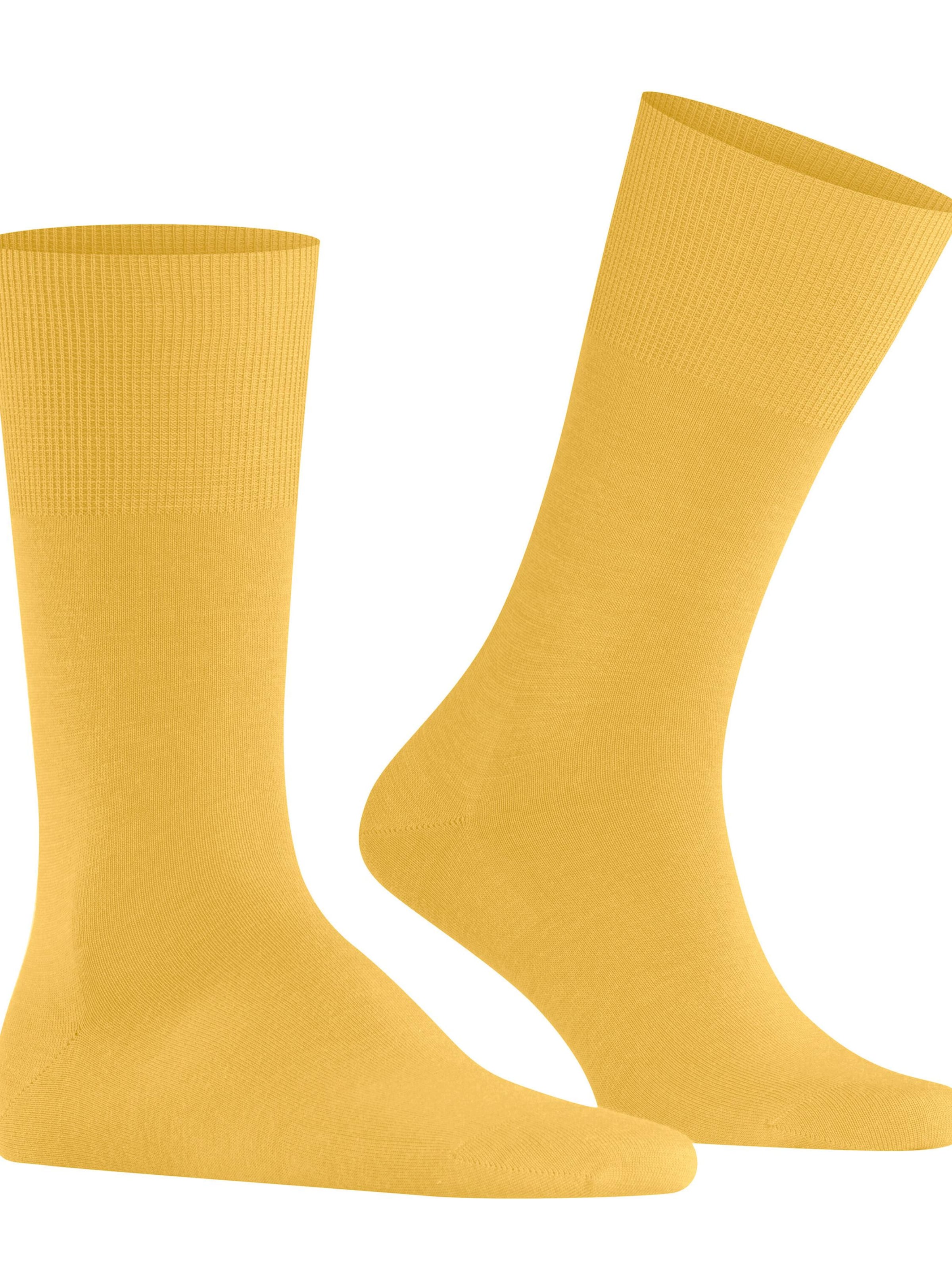 FALKE Socks 'Airport' in Yellow