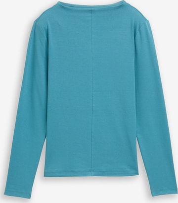 TOM TAILOR Shirt in Blue: front