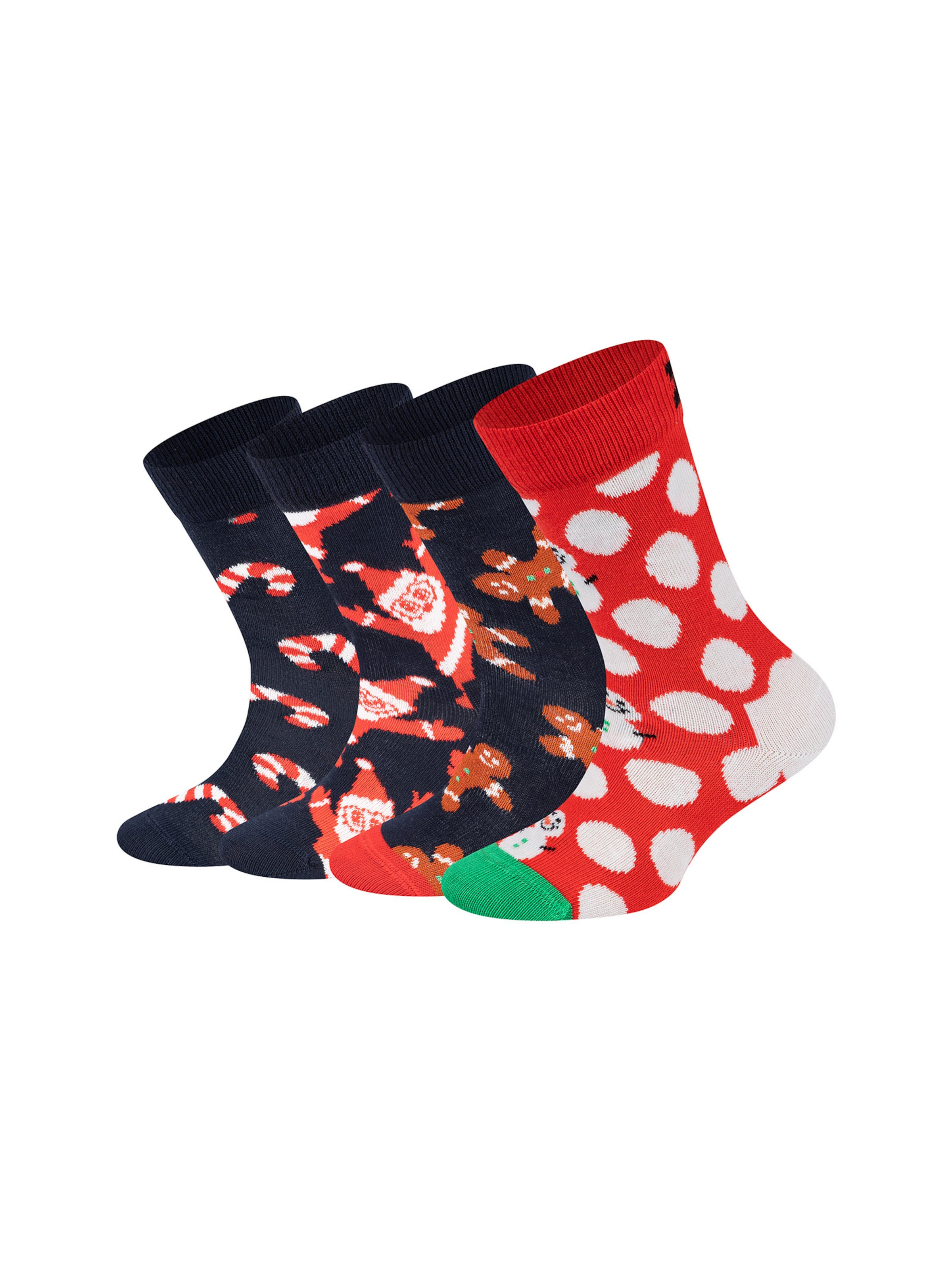 Happy Socks Sokken 'Happy Holidays' in Gemengde kleuren: voorkant