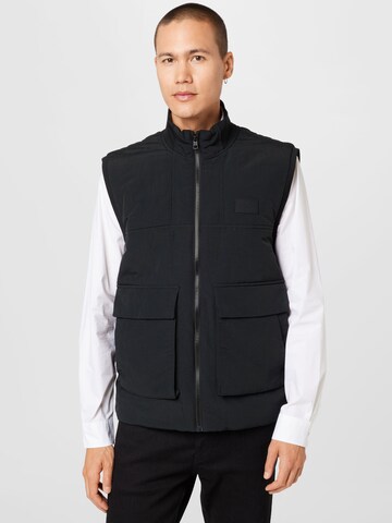 Calvin Klein Jeans Bodywarmer in Zwart: voorkant