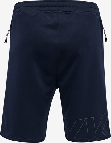 Hummel Regular Workout Pants in Blue