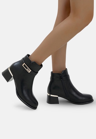 Ankle boots di Elara in nero
