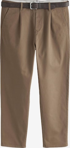 Regular Pantalon à pince Next en marron : devant