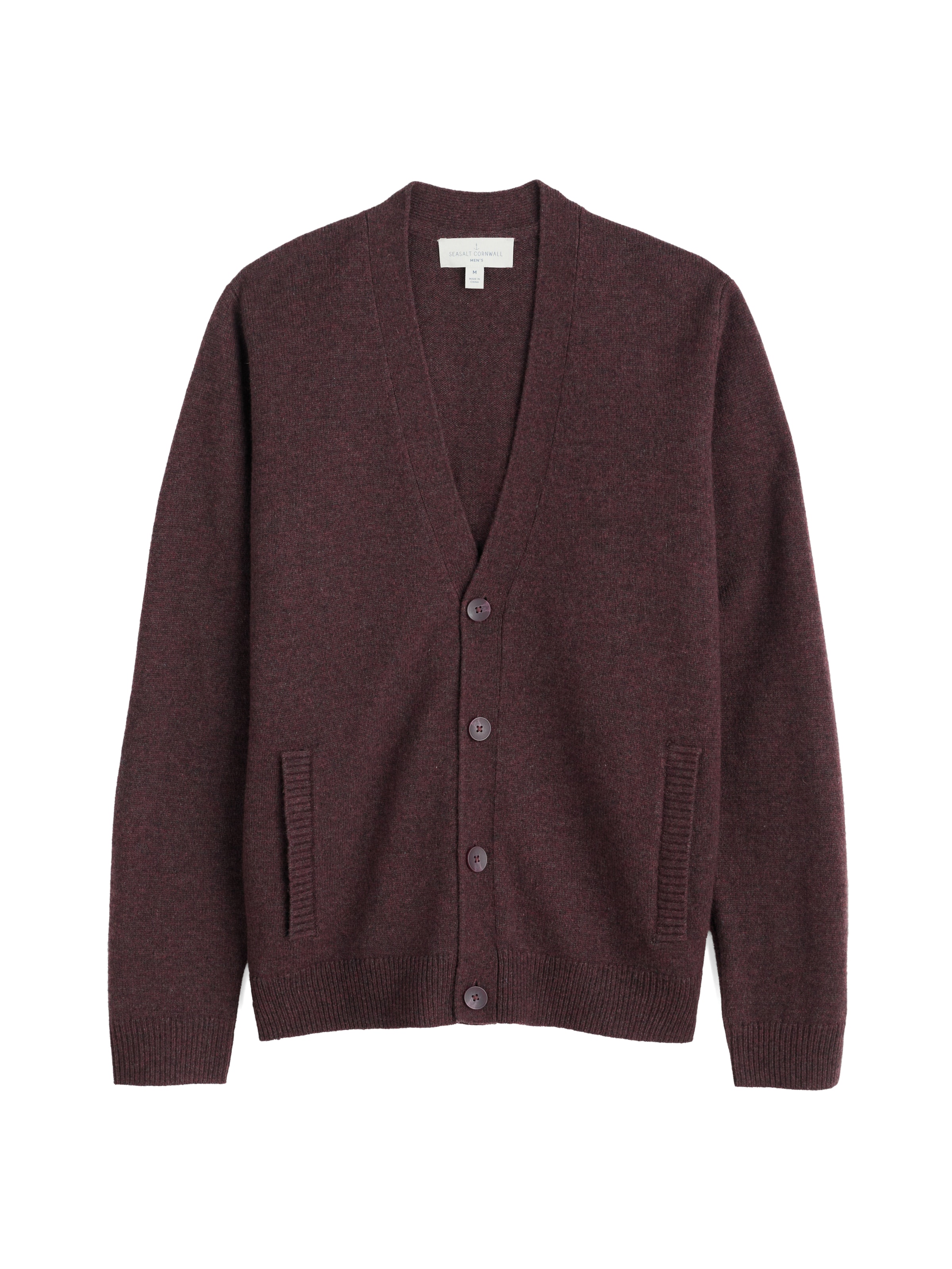 Seasalt Cornwall Cardigan 'Cleer' i brun: forside