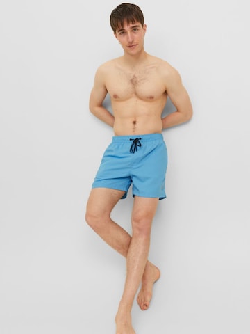 JACK & JONES Badeshorts 'Fiji' in Blau