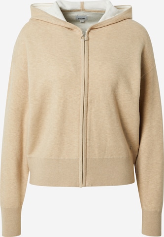 MUSTANG Sweatjacke 'SANTA FE' in Beige: predná strana