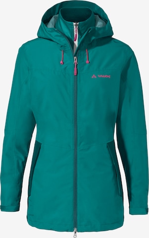 VAUDE Outdoorjas 'W Valsorda 3in1 J' in Groen: voorkant