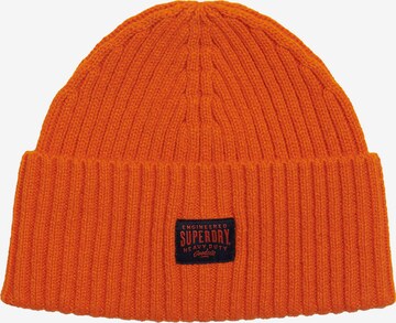 Bonnet Superdry en orange : devant