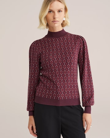 WE Fashion Sweter w kolorze czerwony: przód