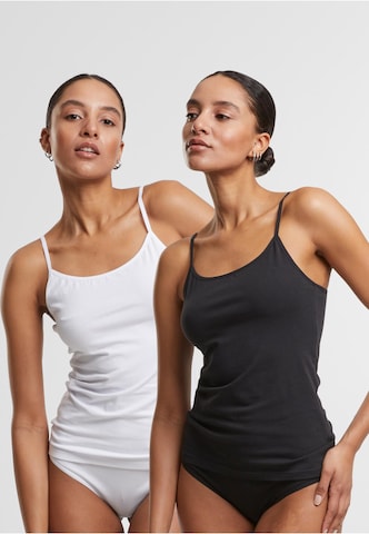 Urban Classics Top in Schwarz: Vorderseite