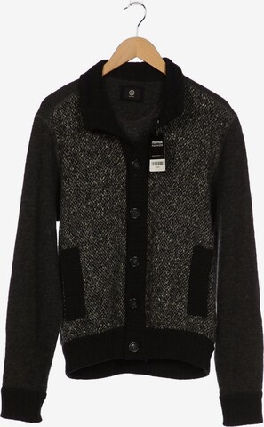 BOGNER Strickjacke 5XL in Grau: Vorderseite