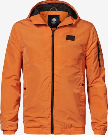 Petrol Industries Between-Season Jacket 'Papaya' in Orange: front