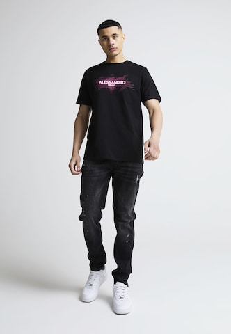 Alessandro Zavetti Slim fit Jeans in Black