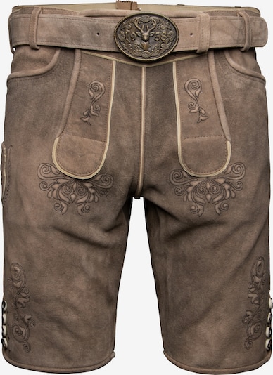 Krüger Buam Trachtenhose 'Ralph' in 46 in braun, Produktansicht