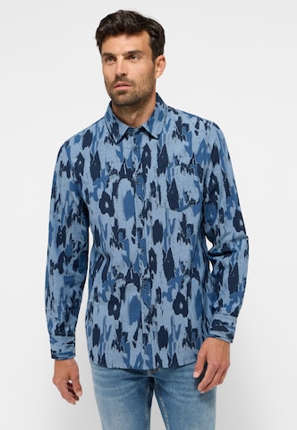 MUSTANG Comfort Fit Hemd in Blau: Vorderseite