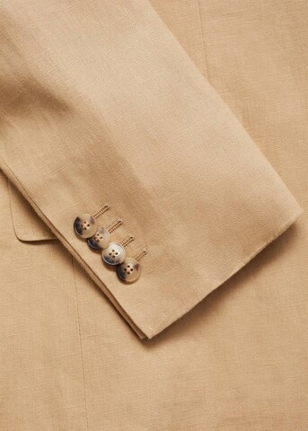 MANGO MAN Regular fit Suit Jacket 'Amalfi' in Beige
