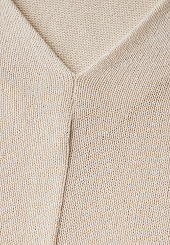 STREET ONE Strick-Look Shirt in Beige