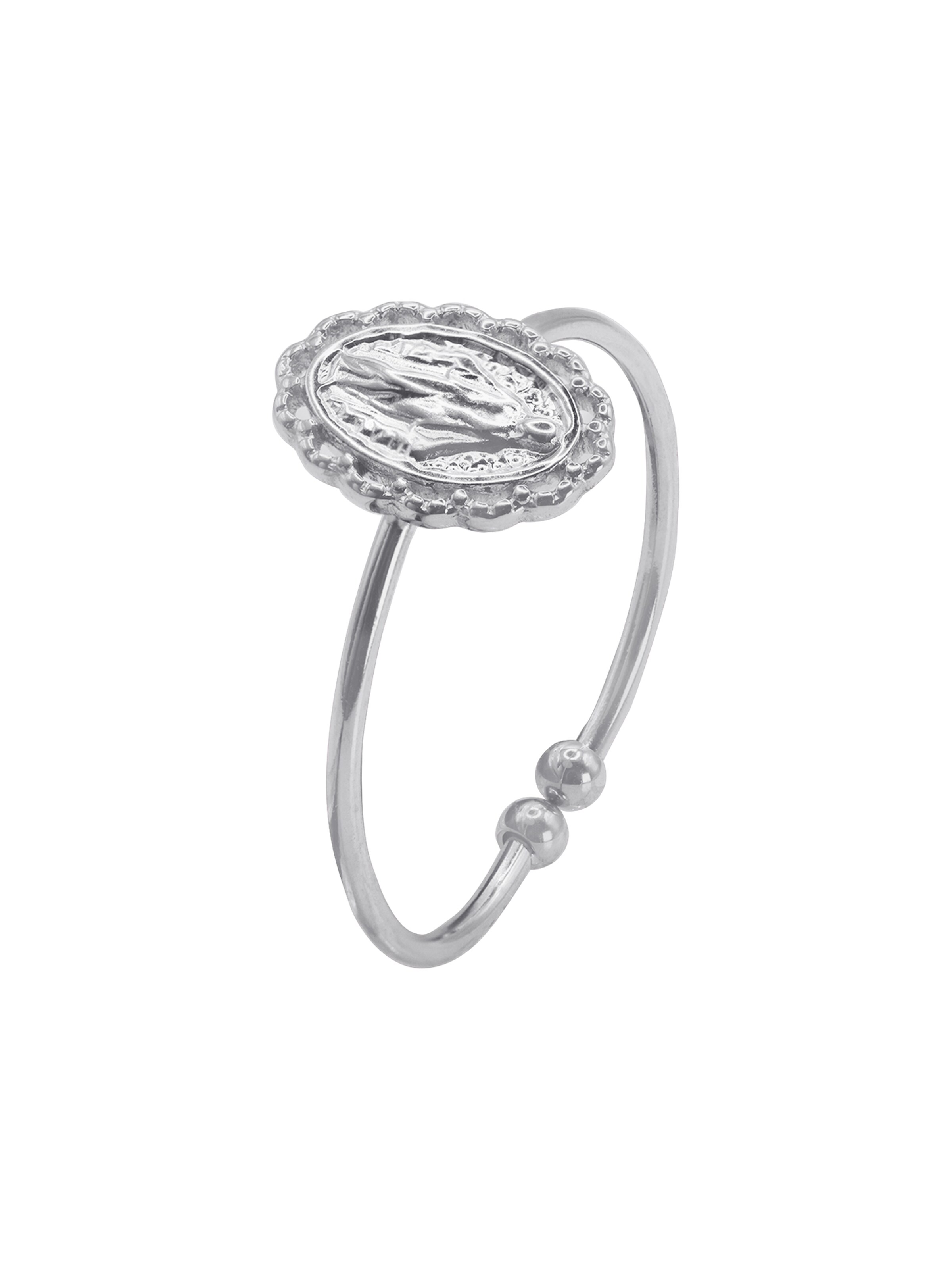 Heideman Ring 'Quint' in Silber: Vorderseite