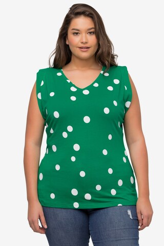 Ulla Popken Shirt in Groen: voorkant