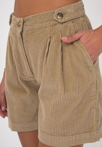 FRESHLIONS Regular Trousers 'Isabella' in Brown