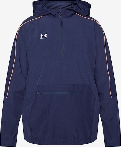 UNDER ARMOUR Urheilutakki 'Challenger' koossa S värissä tummansininen / vaaleanoranssi / valkoinen, Tuotenäkymä