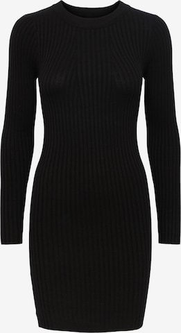 Pieces Petite Knit dress 'Crista' in Black: front