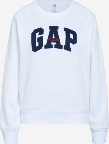 Gap Tall Sweatshirt in Weiß: predná strana