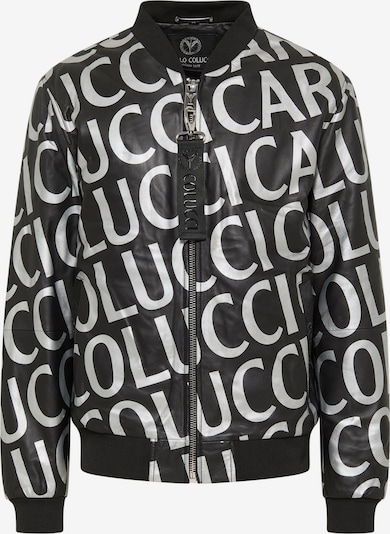 Carlo Colucci Jacke 'Dardengo' in schwarz / weiß, Produktansicht