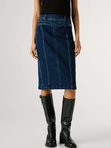 Pepe Jeans Rock in Blau: Vorderseite
