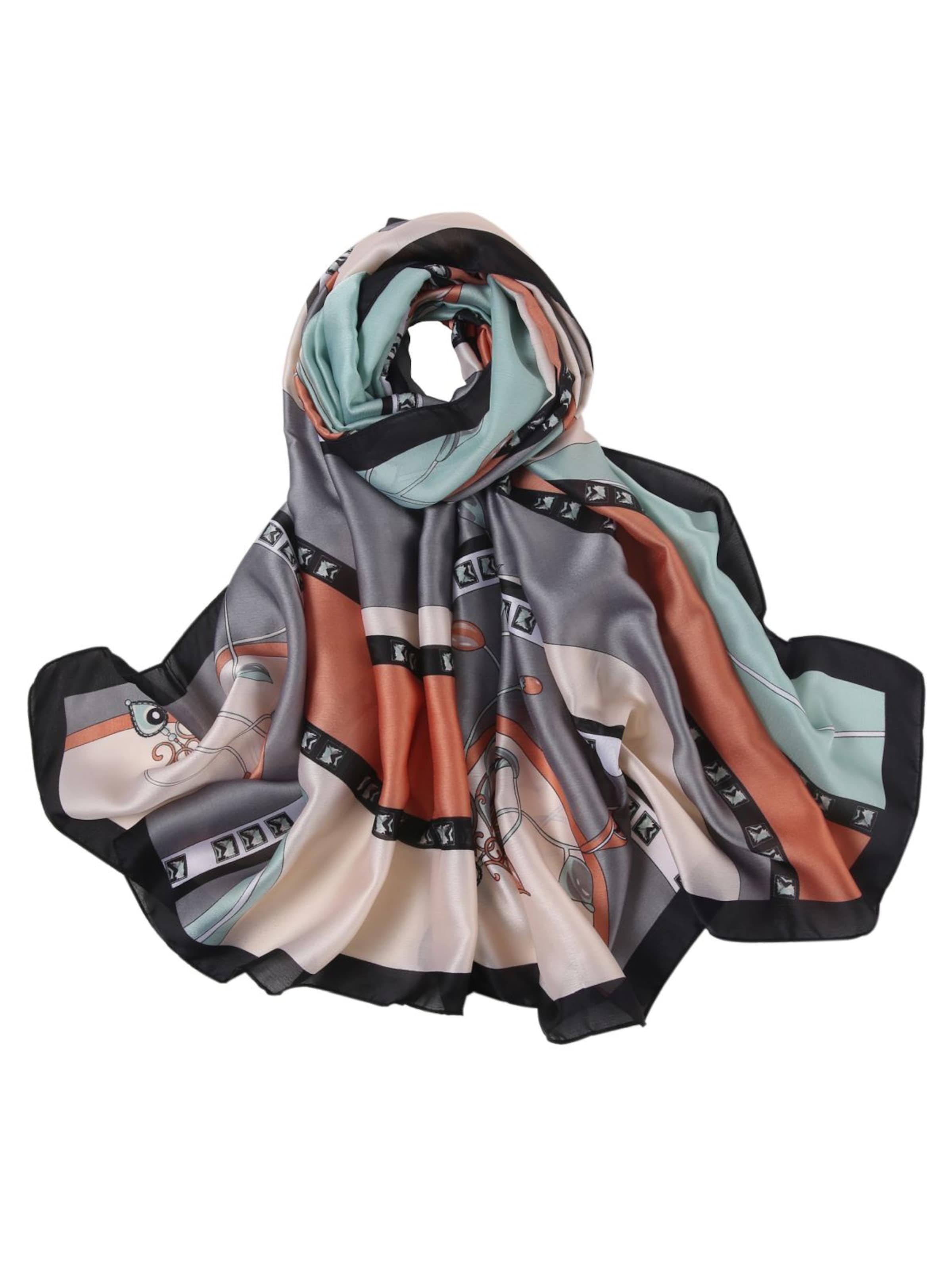 Sciarpa di alberto cabale in nero: frontale