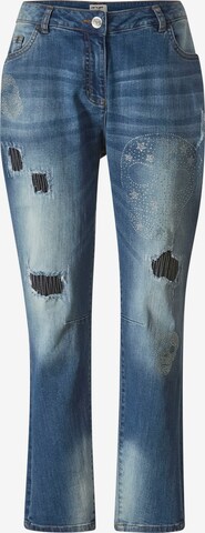 Angel of Style Regular Jeans in Blue: front