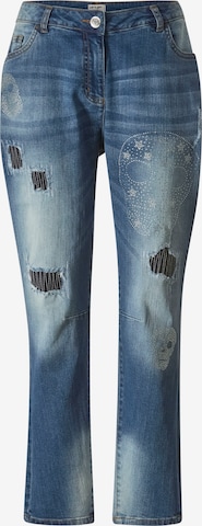 Angel of Style Regular Jeans in Blauw: voorkant