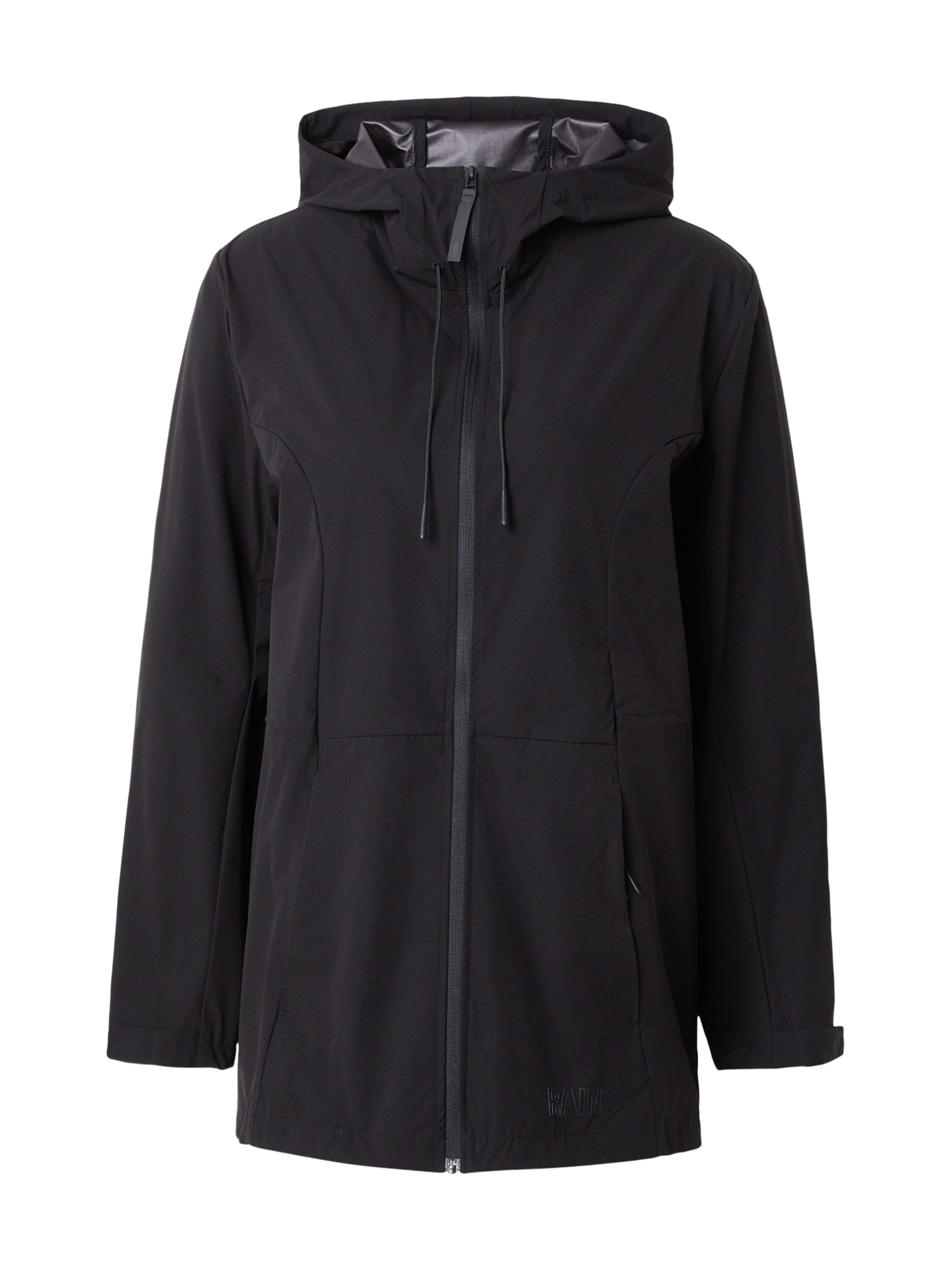 Giacca di mezza stagione 'Suva' di RAINS in nero: frontale