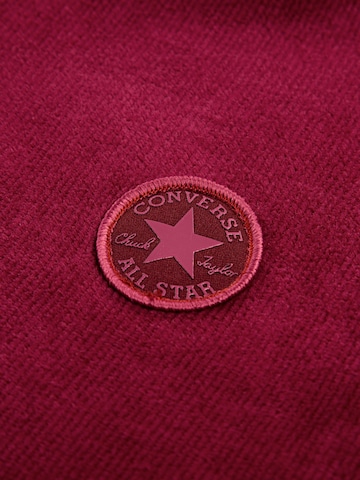 CONVERSE - Sudadera con cremallera en rojo