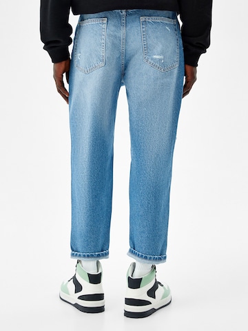 Loosefit Jean Bershka en bleu