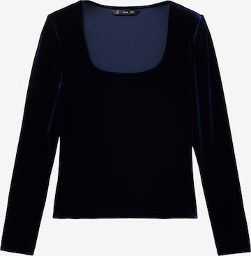 T-shirt 'XSOUFFLE' MANGO en bleu : devant