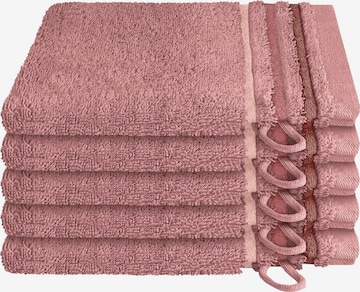 SCHIESSER Handtuch 'Skyline Color' in Pink: Vorderseite