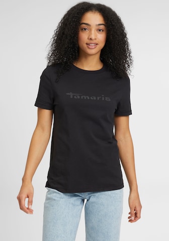 TAMARIS Shirt in Schwarz: predná strana