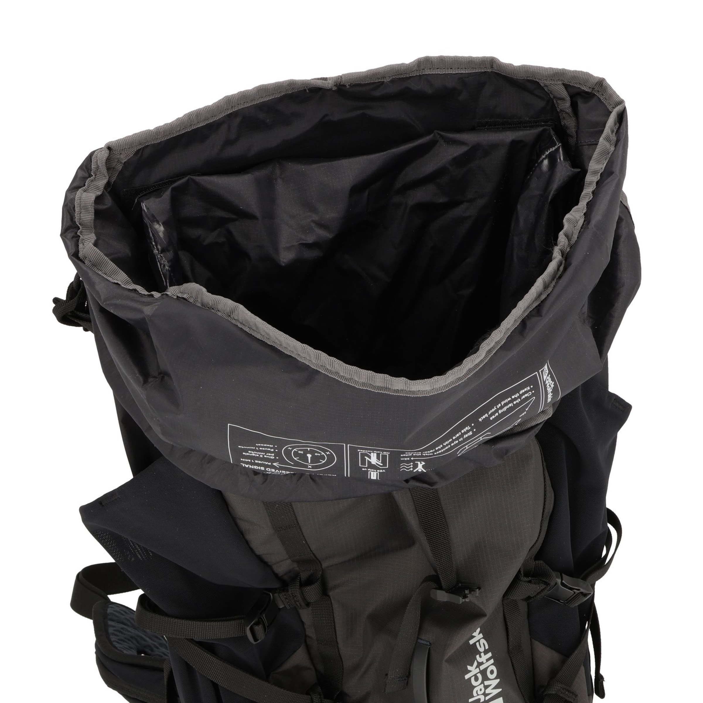 Zaino sportivo 'Prelight Rise' di JACK WOLFSKIN in nero