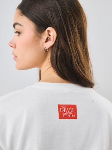 Tricou 'Devil Wears Prada' de la Next pe alb