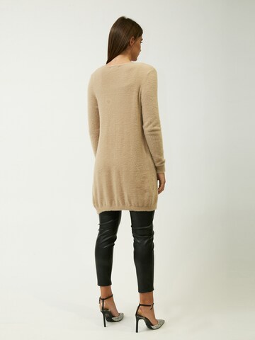 Influencer Knit cardigan in Beige