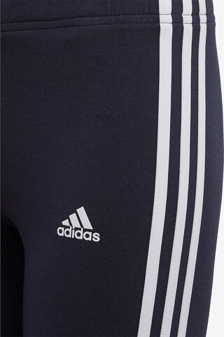 ADIDAS SPORTSWEAR Skinny Sportsbukse 'Essentials 3-Stripes' i blå