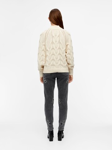 OBJECT Sweater 'AMINA' in Beige