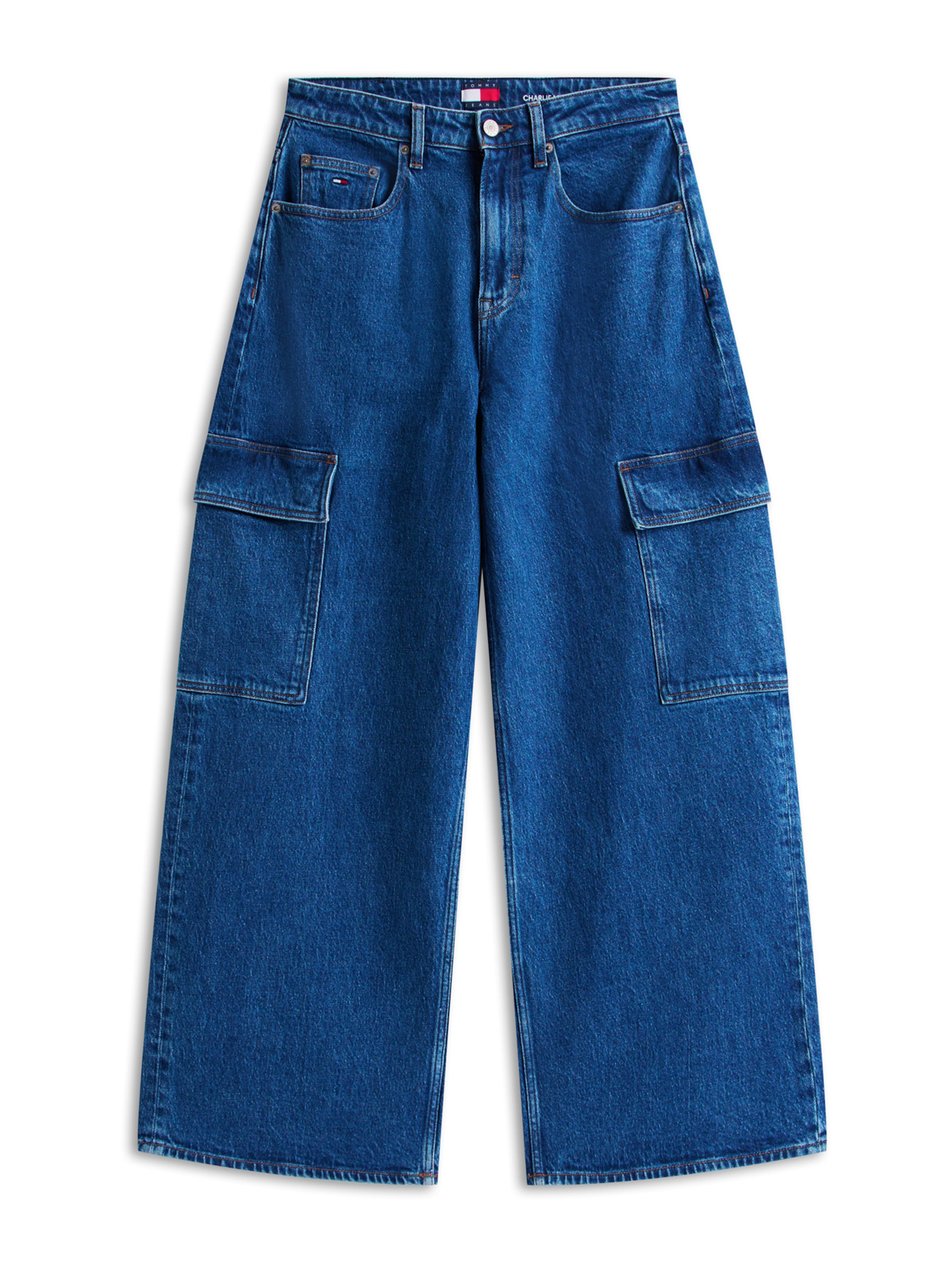 Tommy Jeans Wide Leg Jeans 'CHARLIE' in Blau: Vorderseite