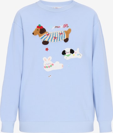 Sweat-shirt 'Pop' MYMO en bleu : devant