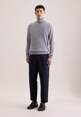 Pull-over 'Schwarze Rose' SEIDENSTICKER en gris