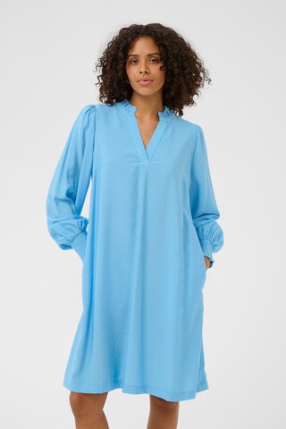 Kaffe Jurk 'KALoni' in Blauw: voorkant