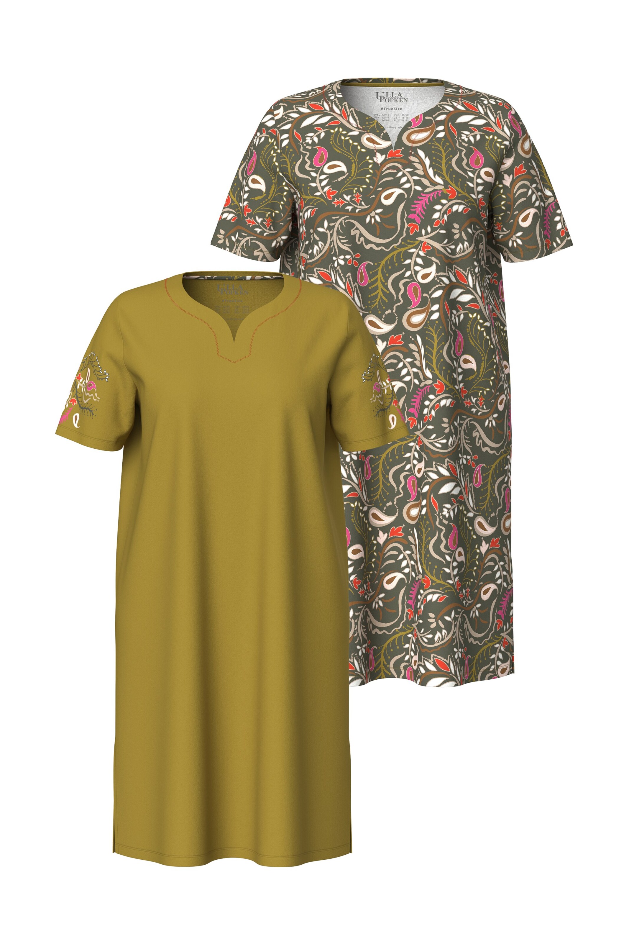 Ulla Popken Nightgown in Mixed colours: front