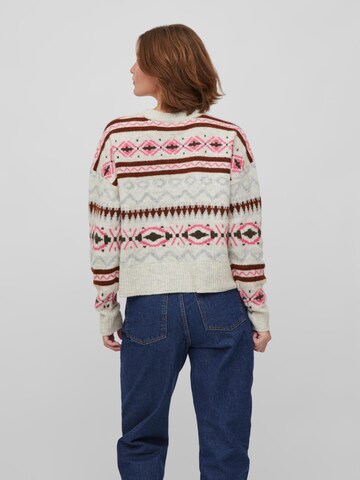 VILA Sweater 'Cilia' in Beige