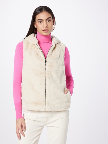 Gilet ONLY en beige : devant